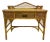 Vintage Wicker and Rattan Desk For Sale