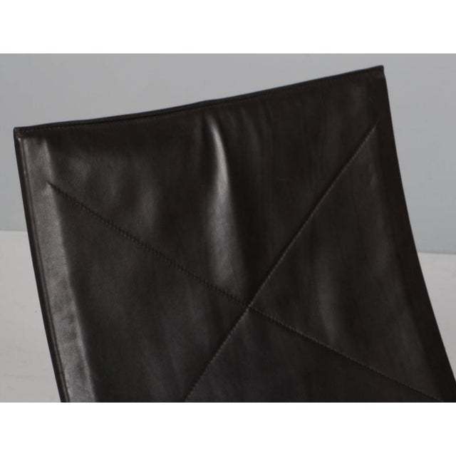 PK22 Lounge Chair in Full Grain Aniline Leather by Poul Kjærholm for Fritz Hansen, 1970s For Sale - Image 3 of 9