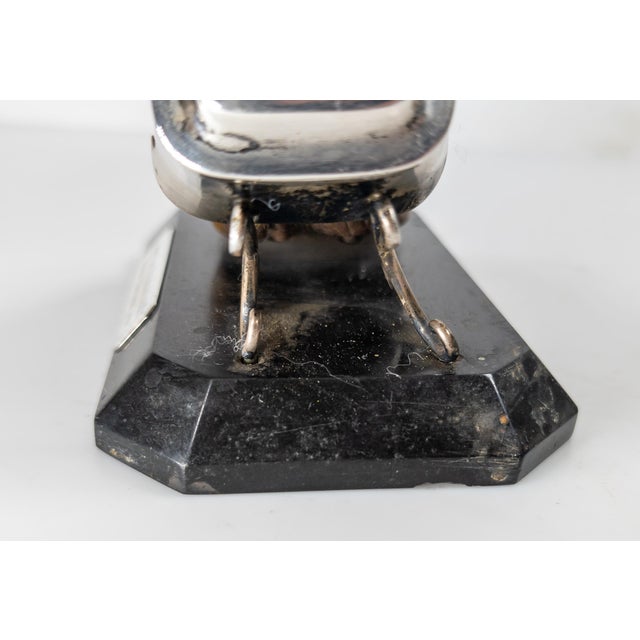 19th Century English Sterling Silver Mounted Deer Hoof Hunting Trophy For Sale - Image 11 of 13