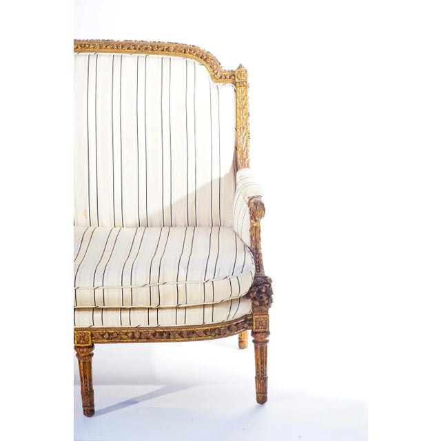 19th C. French Giltwood Settee For Sale In Los Angeles - Image 6 of 7