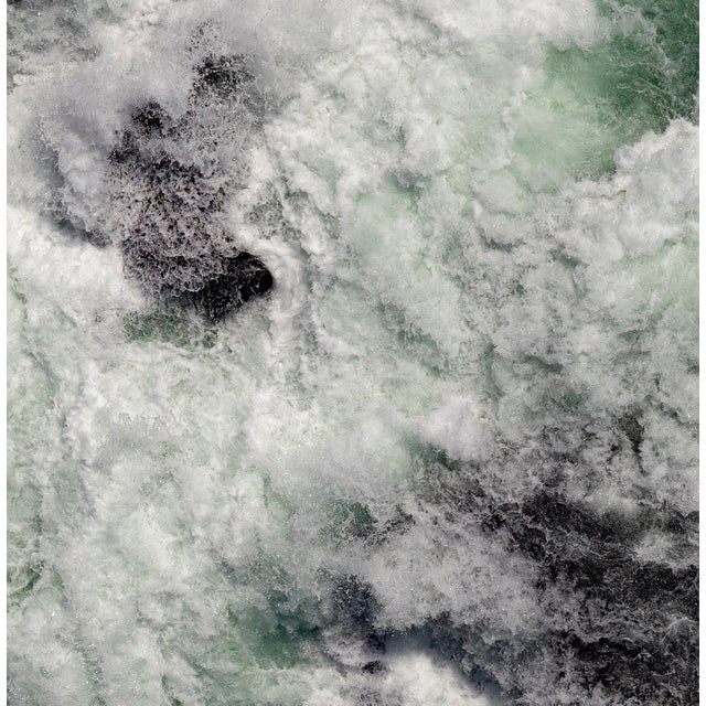 Set of 12 Prints of the Aerial Views Rhine Fall Series, Limited Edition Photographs by Bernhard Lang For Sale - Image 4 of 8