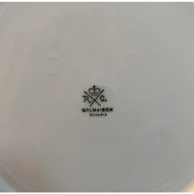 Ceramic Antique Hand Painted Blackberries Rc Bavaria Cabinet Wall Plate For Sale - Image 7 of 7