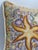 Coastal Vintage Star Fish Needlepoint Pillow For Sale - Image 3 of 5