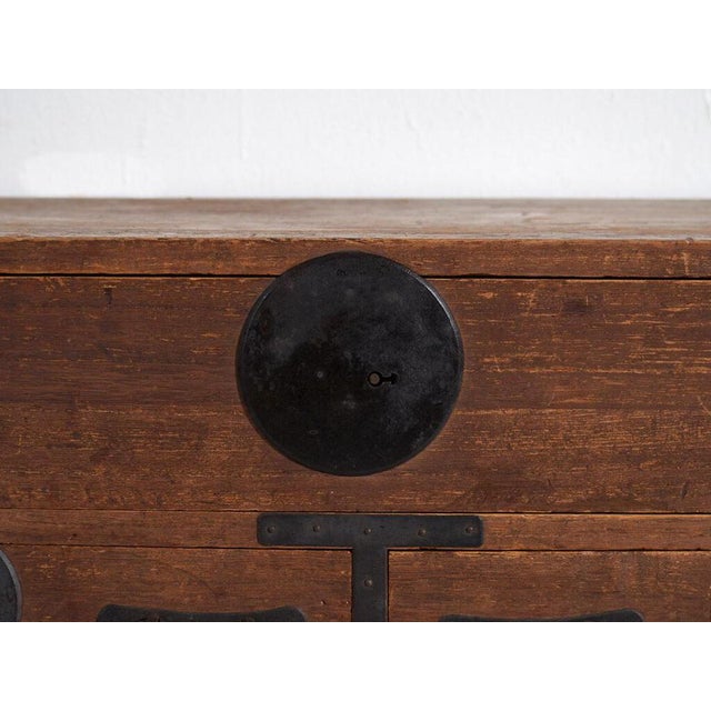 Japanese Tansu Cabinet in Wood For Sale - Image 12 of 16