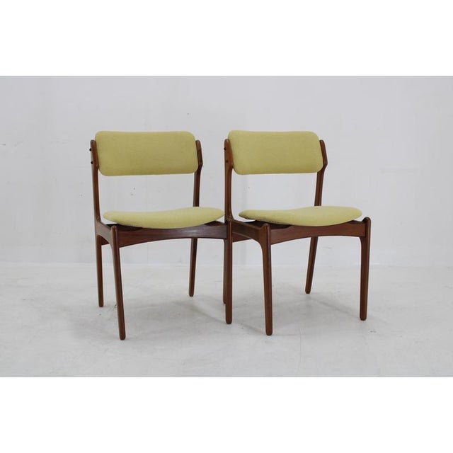 Yellow Teak Dining Chairs by Erik Buch, Denmark, 1960s, Set of 6 For Sale - Image 8 of 18