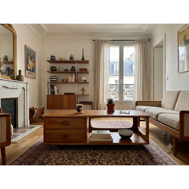 Ercol Minerva Coffee Table in Elm from Lucian Ercolani, 1980s For Sale - Image 12 of 13