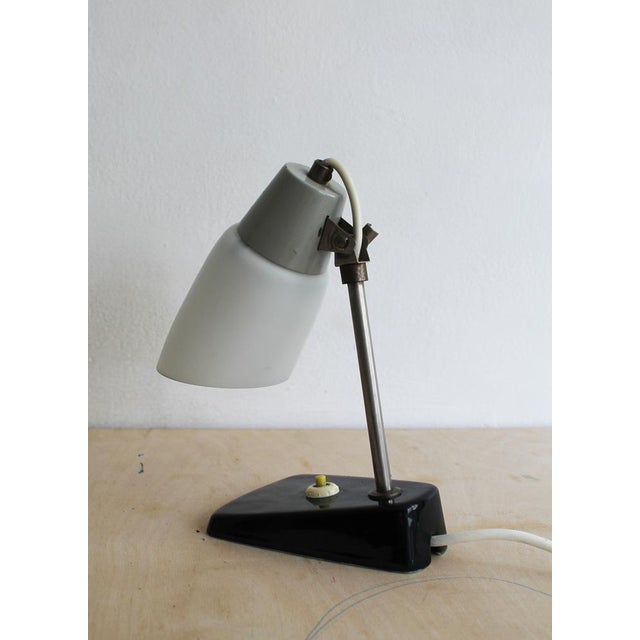 Mid-Century Czech Table Lamp by Jaroslav Anýž for Lustry Kamenický Šenov, 1950s For Sale - Image 9 of 12