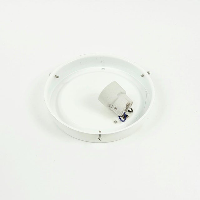 Murano Glass Swirl Flush Mount Ceiling or Wall Lamp from Hillebrand, Germany, 1970s For Sale - Image 9 of 10