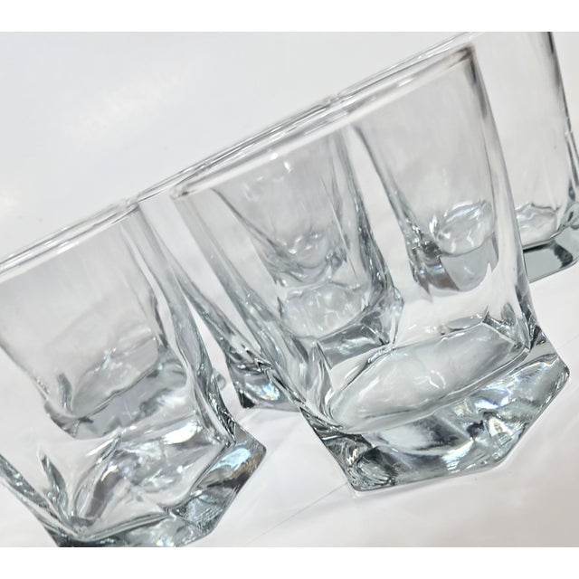 Mid-Century Modern Twisted Rocks Lowballs- Set of Six For Sale - Image 3 of 11