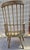 English Antique Vernacular. Pair of 19thC Country Primitive Comb/Stick-Back Windsor Chairs With Original Green Paint For Sale - Image 3 of 14