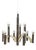 Vintage Chandelier by Gaetano Sciolari for Sciolari, 1970s For Sale
