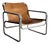 Chrome-Plated Steel and Leather Armchair by Antonello Mosca for Produzione Forma, 1970s For Sale