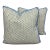 Box Pillow Pair Fabricut Aditi Pistachio Floral Geometric For Sale