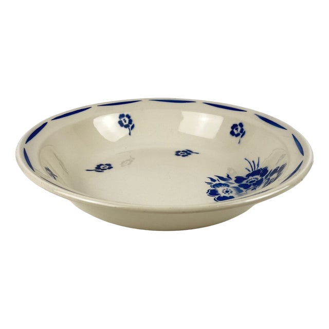 Low Salad Bowl from Badonviller, 1920s For Sale