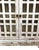 Wood Vintage Worn White Lattice Door Sideboard Credenza For Sale - Image 7 of 8