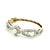 Victorian 14K Gold & Platinum Pearl and Diamond Bangle Bracelet, 2.20 Carat For Sale - Image 12 of 12