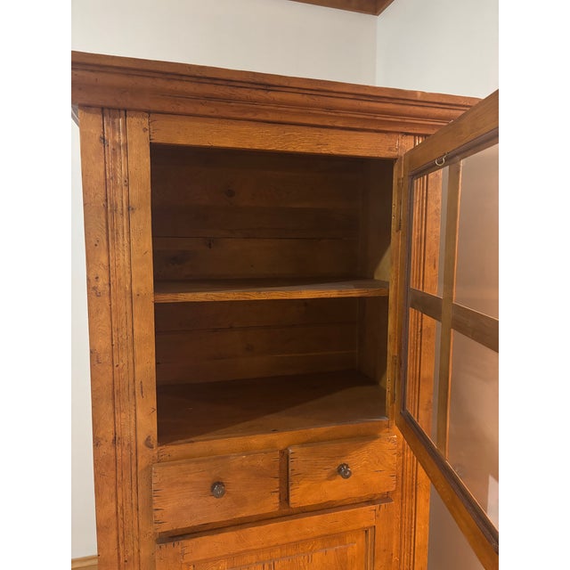 1990s 1990s Rustic China Hutch For Sale - Image 5 of 5