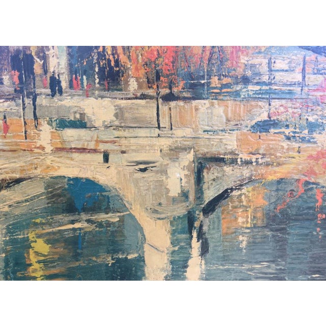 Jack Laycox Textured MidCentury Oil Painting Print Chairish