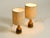 Textile Small Ceramic Table Lamps from Cloos & Co., 1960s, Set of 2 For Sale - Image 7 of 18