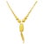 24 K Pure Gold Hand Made Yellow Gold Tube Chain Necklace, 9.7 Gm, 16 " + Pendant For Sale - Image 15 of 18