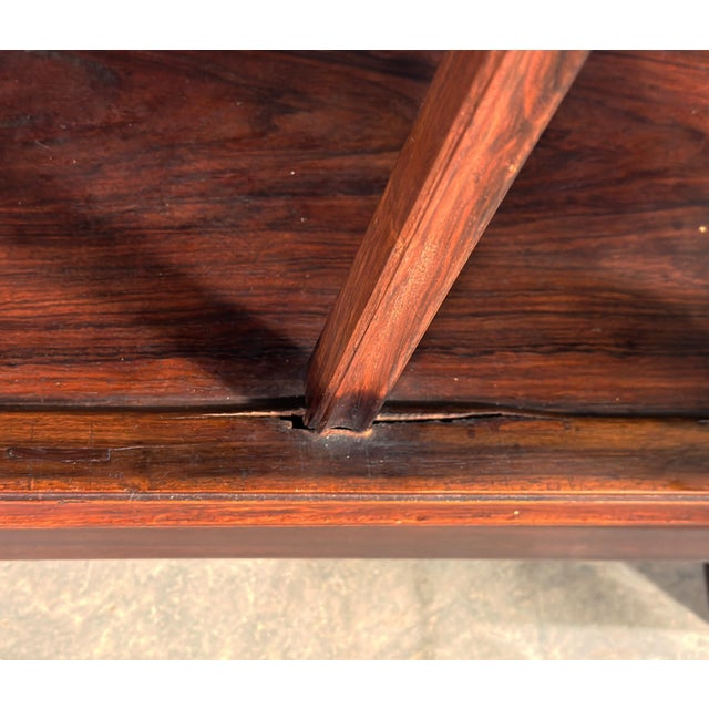 Vintage Chinese Rosewood Two Door Glass Curio Cabinet / Vitrine Etagere For Sale - Image 10 of 14