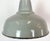 Industrial Grey Enamel Factory Pendant Lamp, 1960s For Sale - Image 4 of 18