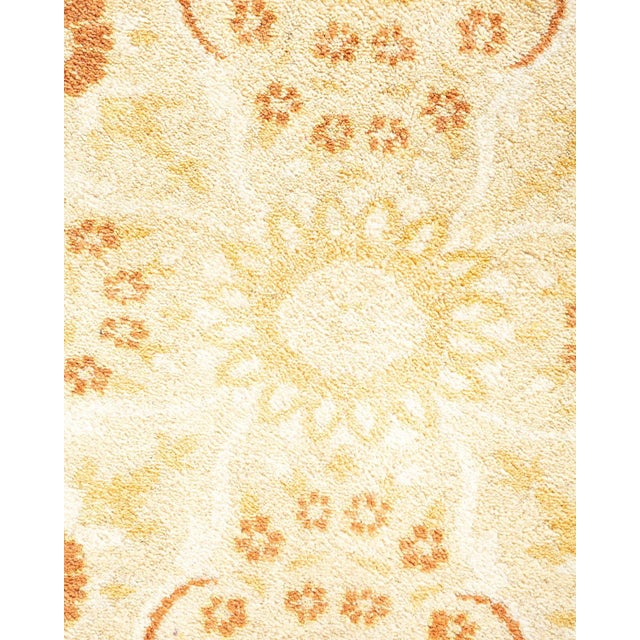 Traditional Mogul, One-of-a-Kind Hand-Knotted Area Rug - Ivory, 8' 3" x 10' 5" For Sale - Image 3 of 8