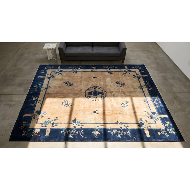 Early 20th Century Chinese Peking Carpet For Sale - Image 9 of 11