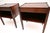 Vintage Danish Bedside Cabinets attributed to Poul Hundevad, 1960, Set of 2 For Sale - Image 10 of 11