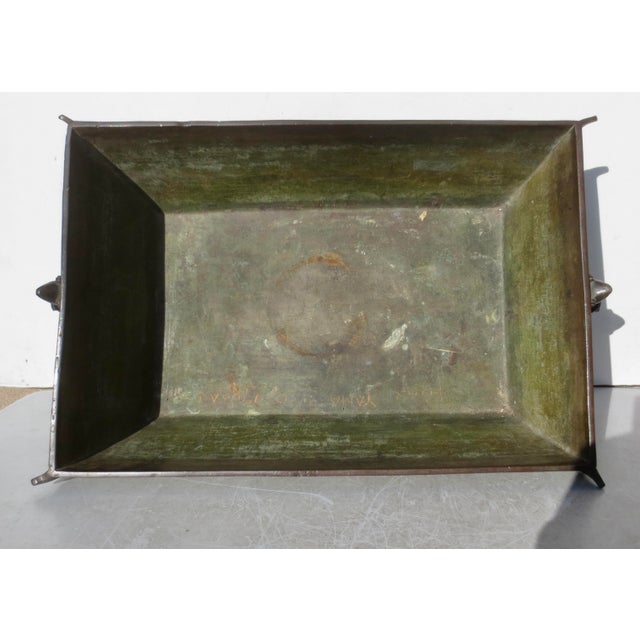 Japanese Bronze Ikebana/Bonsai Tray For Sale - Image 11 of 11