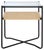 Omaka 1 Shelf End Table in Natural / Black For Sale In Philadelphia - Image 6 of 6