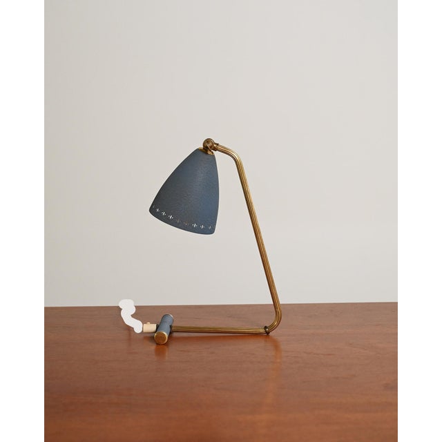 Gold Table Lamp by Eric Wärnå, Sweden, 1950s For Sale - Image 8 of 8