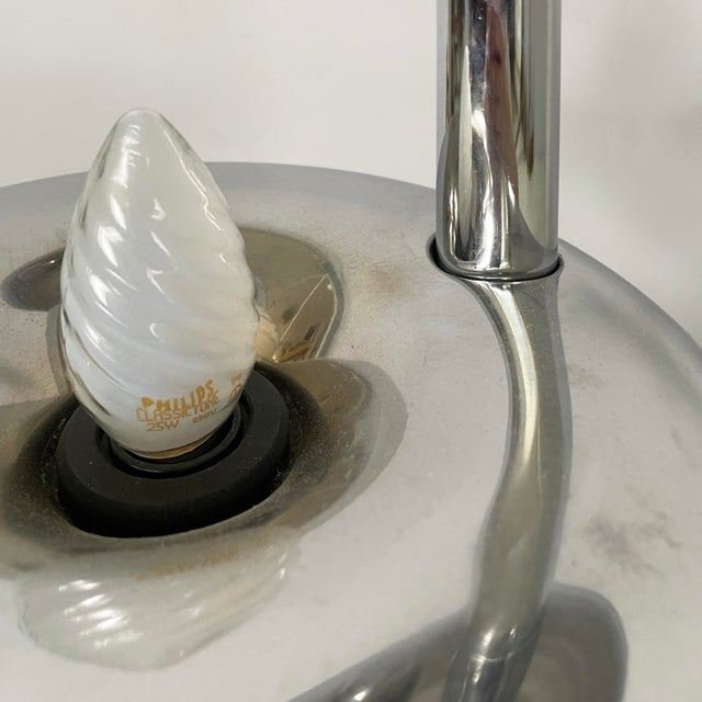 German Space Age Chromed Steel Table Lamp by Nagel, 1970s For Sale - Image 13 of 17