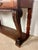 1940s Spanish Carved Console Table with Two Drawers For Sale - Image 6 of 11