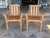 Design Plus Gallery presents a Pair of Sage Outdoor Teak Wood Armchairs from Ash & Ember. These stacking chairs are...
