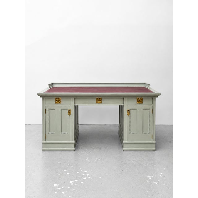 Art Nouveau Gentleman's Writing Desk by Fritz Nagel, Vienna, Austria, 1910s For Sale - Image 13 of 13