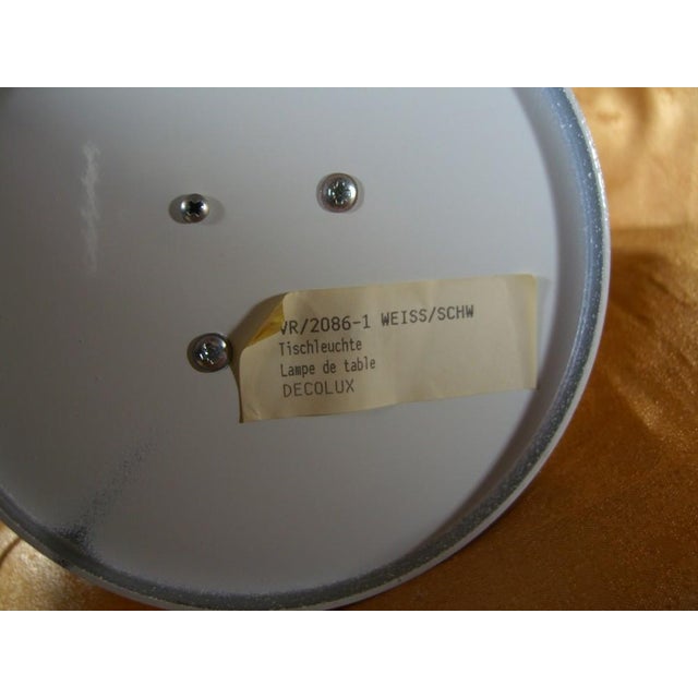 Mid-Century Modern Art Deco Scandinavian Table Lamp from Vrieland, 1980s For Sale - Image 4 of 6