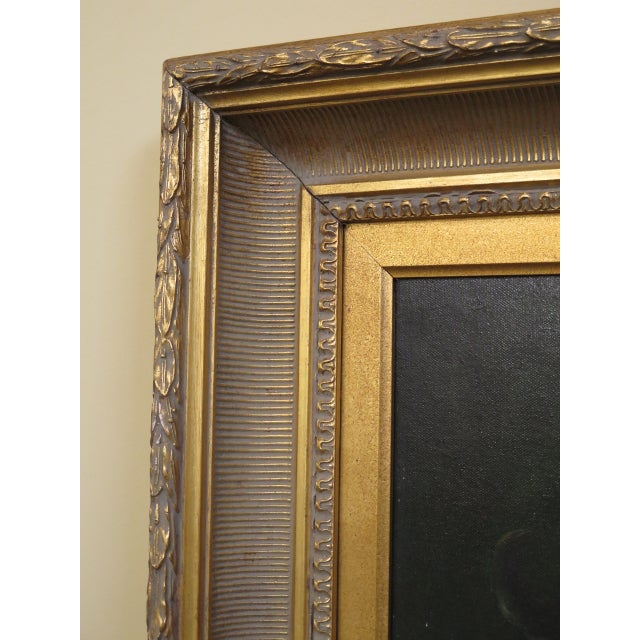 Traditional Gold Frame Oil Painting on Canvas of 3 Kittens Chairish