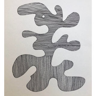 1989 William Glen Davis Abstract Modern Drawing For Sale