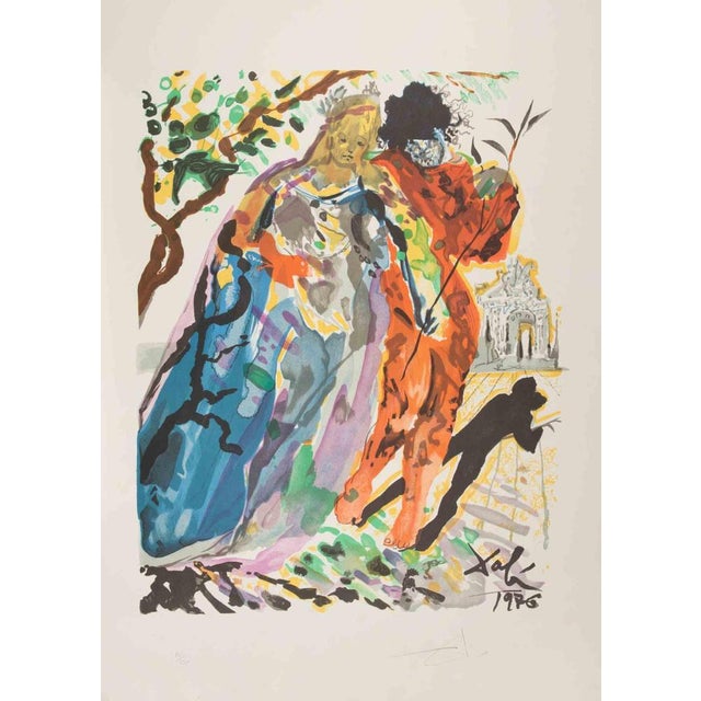 1970s Salvador Dalí, La Fille de Minos (Daughter of Minos), 1978, Woodcut For Sale - Image 5 of 5