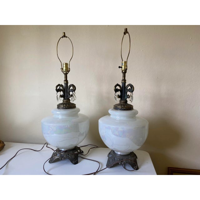 1970’s Ef & Ef Industries Vintage Multicolored Table Lamps - a Pair For Sale - Image 13 of 13