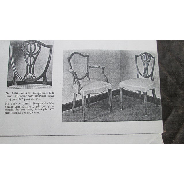 1940s Set of 8 Dining Chairs Attributed to Old Colony of Boston Ma For Sale - Image 12 of 13