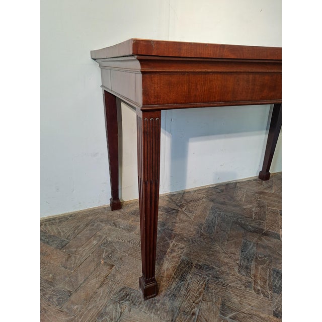 Georgian Mahogany Serving Console Table, 1780 For Sale - Image 6 of 8