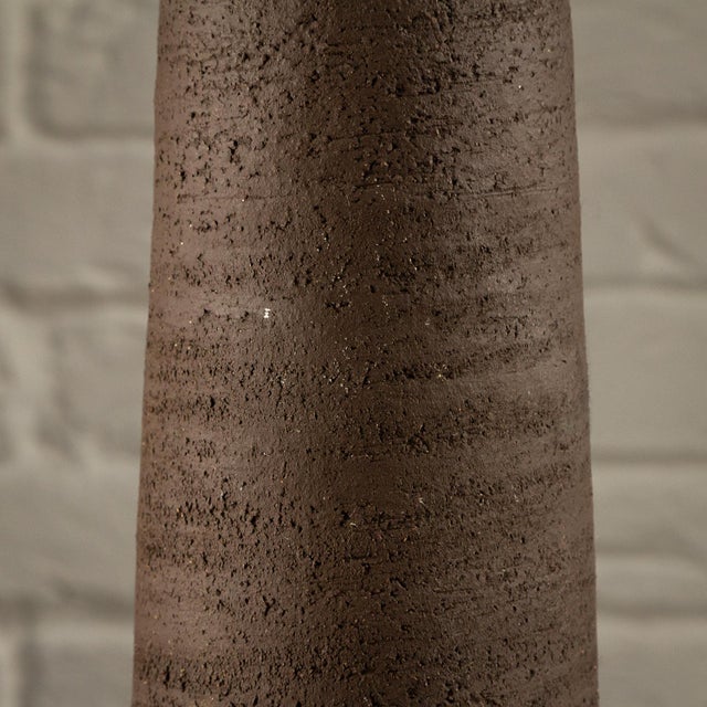 Brown Large Danish Table Lamp, 1960s For Sale - Image 8 of 13