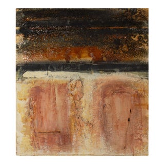 1999 Signed “Asoko Xvi” Mixed Media Wall Assemblage by Artist Juliet Holland For Sale