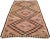 Tribal 1960s Vintage Turkish Kilim Peach Handmade Tribal Wool Rug For Sale - Image 3 of 10