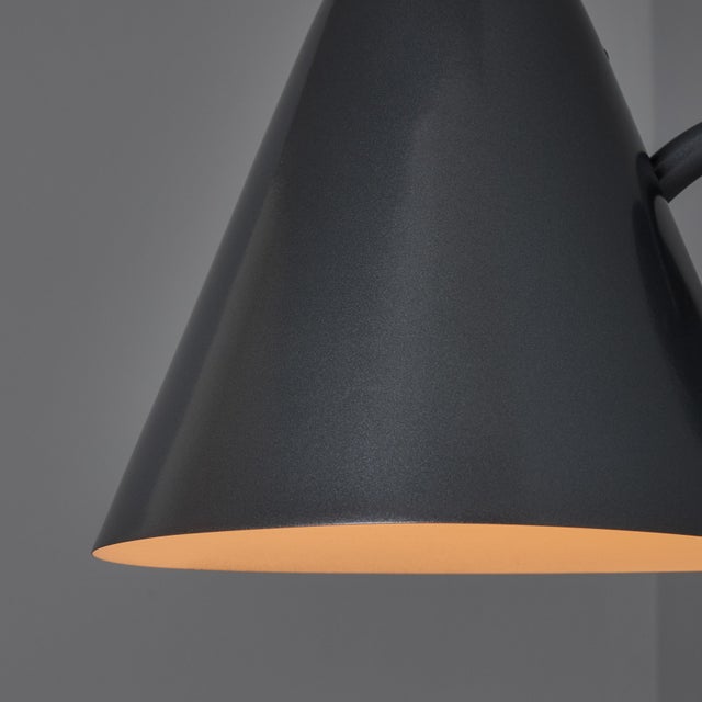 Not Yet Made - Made To Order Mid-Century Modern 'ZuZu' Steel Painted Brass Wall Sconce in the Style of Jacques Biny For Sale - Image 5 of 17