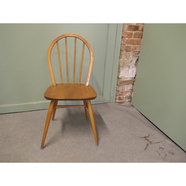 Vintage Windsor Dining Chairs from Ercol, 1960s, Set of 8 For Sale - Image 3 of 9