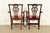 Stickley Georgian Carved Mahogany Armchairs, Pair For Sale - Image 11 of 15