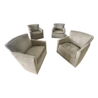 A. Rudin Swivel Chairs - Set of 4 For Sale
